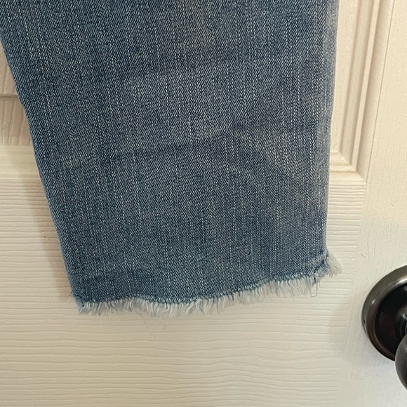 Women’s Code Bleu Jeans Size 14 High Rise Frayed Skinny Ankles - Picture 9 of 9